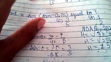 What is sin(tan‐¹0.75) equal to