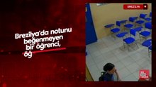 Brezilya'da notunu beğenmeyen bir öğrenci, öğretmenine bıçak çekti