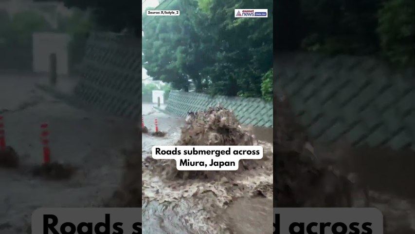Japan: Miura Beach Flooded After Torrential Rain | World News