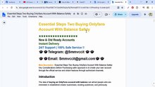325 Platforms To Buy; Onlyfans Account With Balance: Bulk, USA, UK, CA Marketplace