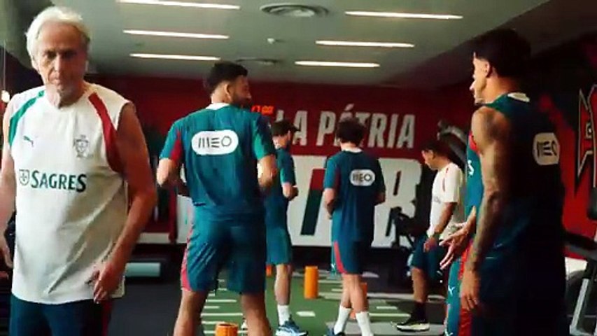Treino da seleção