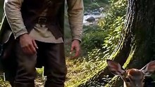“He found an injured deer… and refused to leave it behind.”