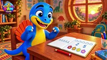 Spino’s Homework Time! | Fun Learning Song for Kids