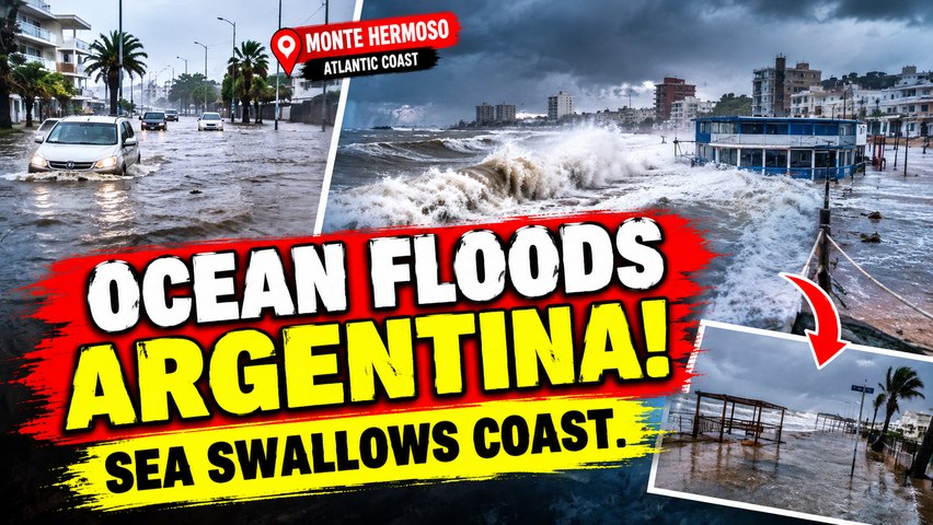 Argentina Flood ALERT! | Monte Hermoso | Atlantic Coast Hit by POWERFUL STORM | World News