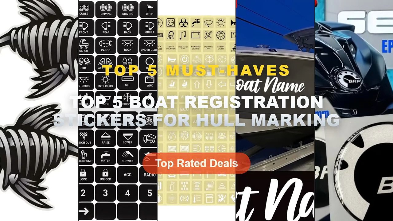 Why Everyone Is Buying Top 5 Boat Registration Stickers For Hull ...