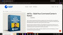 (Available) Jeff Su – Build Your Command Center in Notion