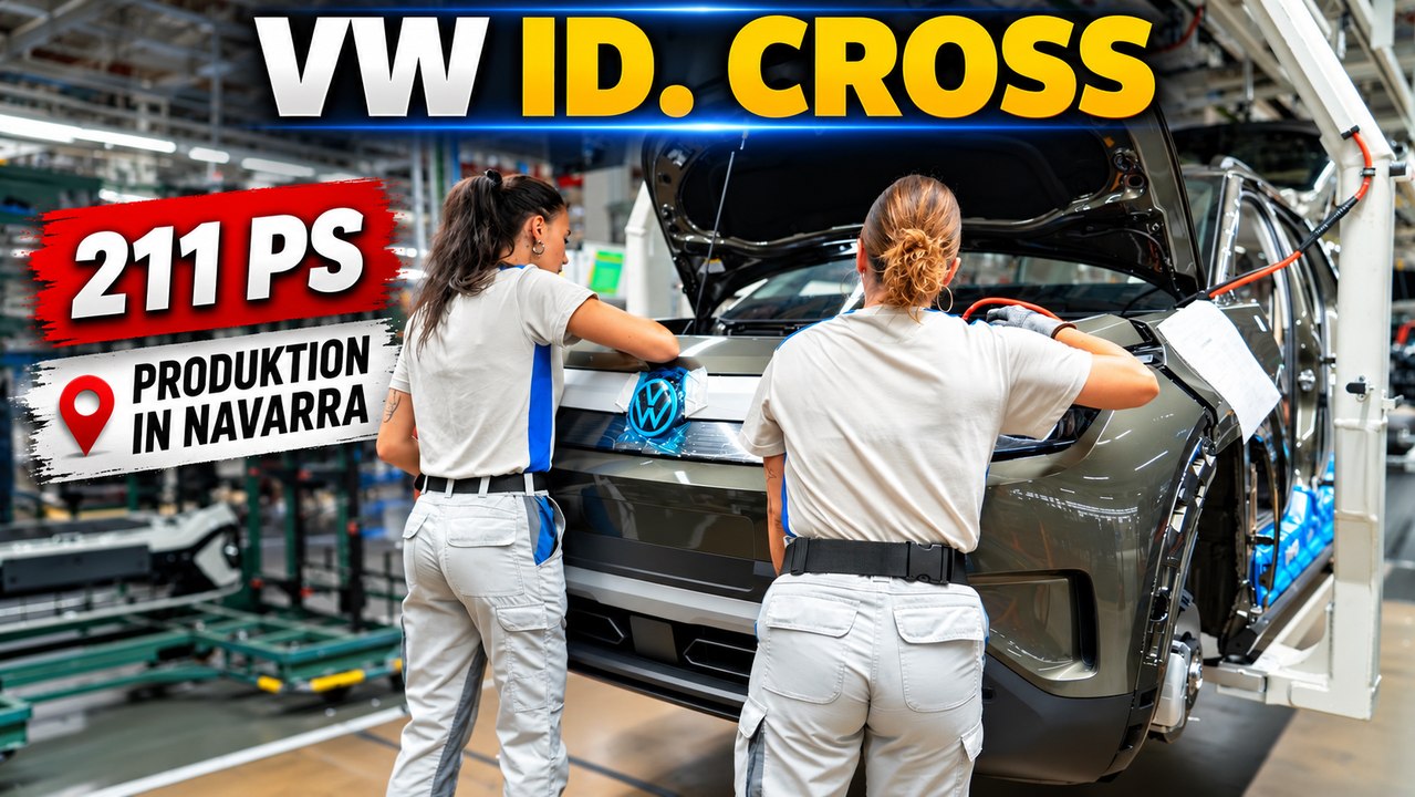 Volkswagen id. cross: neues elektro-suv läuft jetzt vom band