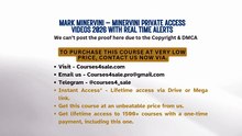 Courses4sale.com — Mark Minervini – Minervini Private Access Videos 2026 with Real time alerts