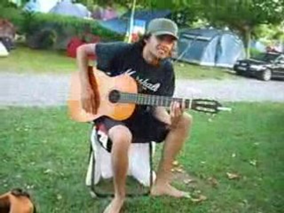 La guitare au camping Arena ^_^