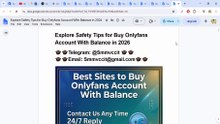 410 Platforms to Buy! OnlyFans Accounts With $200 Balance in BestUSAMarket