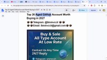 #12.8K Websites List to Buy! Github Account Verified in Online
