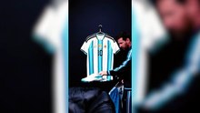 Así será la camiseta histórica de Lionel Messi en su despedida de la Selección