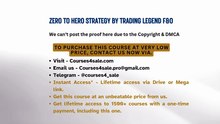 Courses4sale.com — Zero to Hero Strategy by Trading Legend F&O