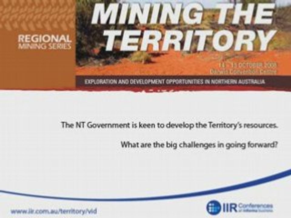 IIR Interview - Scott Perkins on mining the NT