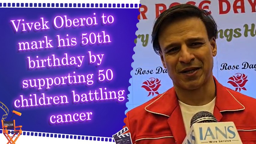 Vivek Oberoi to mark his 50th birthday by supporting 50 children battling cancer