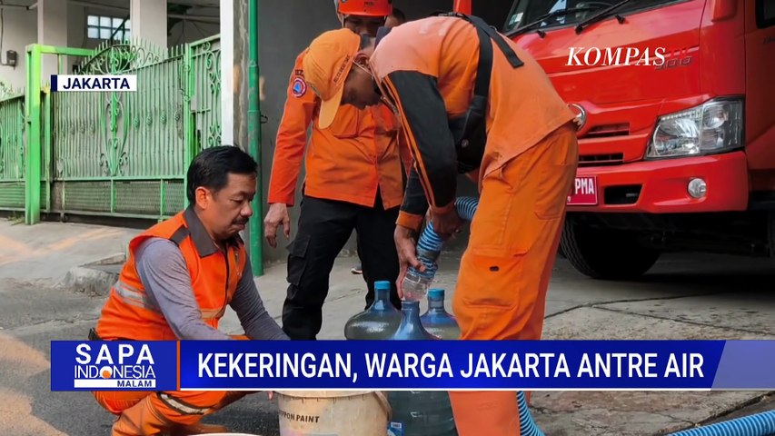 Kemarau, Warga Cilandak Jakarta Selatan Kekurangan Air Bersih Selama 2 Pekan | SAPA MALAM