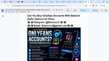Best P2P Sites to Buy! OnlyFans Account With Balance in Online