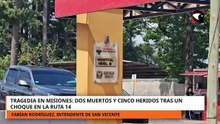 TRAGEDIA EN MISIONES_ DOS MUERTOS Y CINCO HERIDOS TRAS UN CHOQUE EN LA RUTA 14