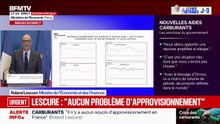 Carburants: "On n'a aucun problème d'approvisionnement", explique Roland Lescure, ministre de l'Économie et des Finances