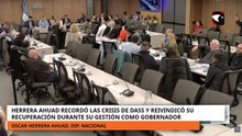 Herrera Ahuad recordó las crisis de Dass y reivindicó su recuperación durante su gestión
