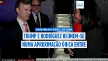 Donald Trump reúne-se com Delcy Rodríguez numa aproximação sem precedentes entre Washington e Caracas
