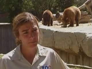 Madrid Zoo animals helped to cool off in the searing heat