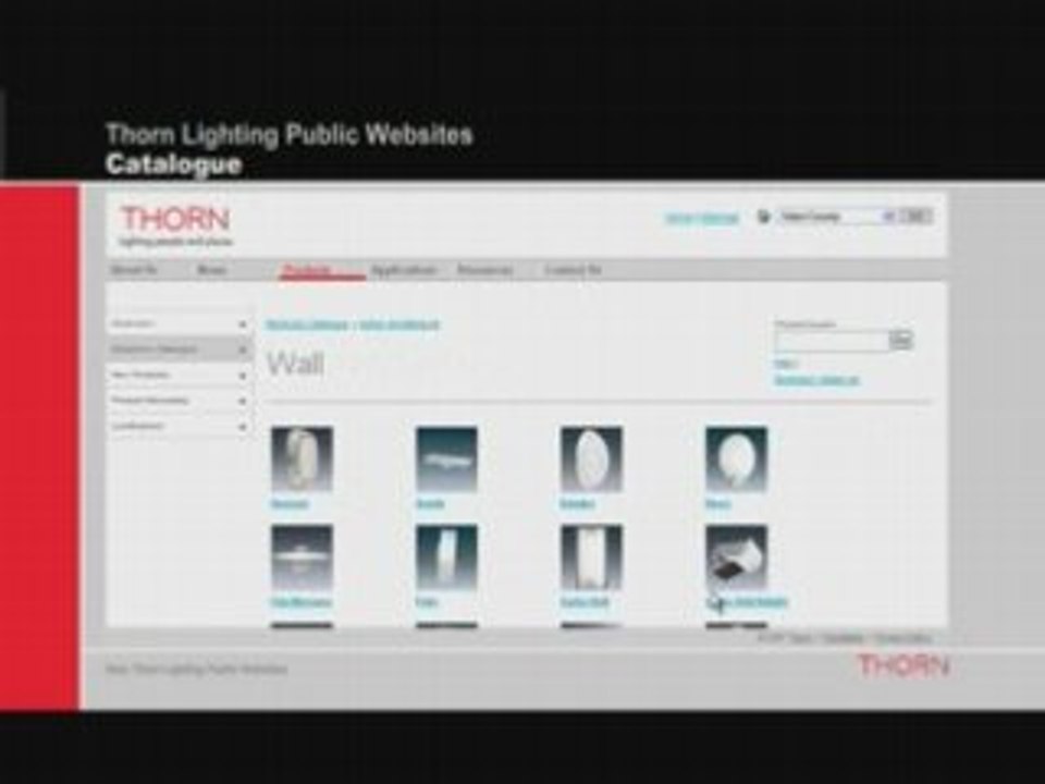 Thorn Lighting - Website Tour