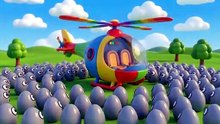 🚁 The Color Helicopter & the Magic Landing Pads! 🥚🌈 | Helicopter Adventure for Kids