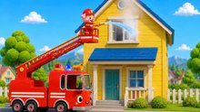 Fire Engine Song for Kids | Vehicle Songs with Scoopy Cap