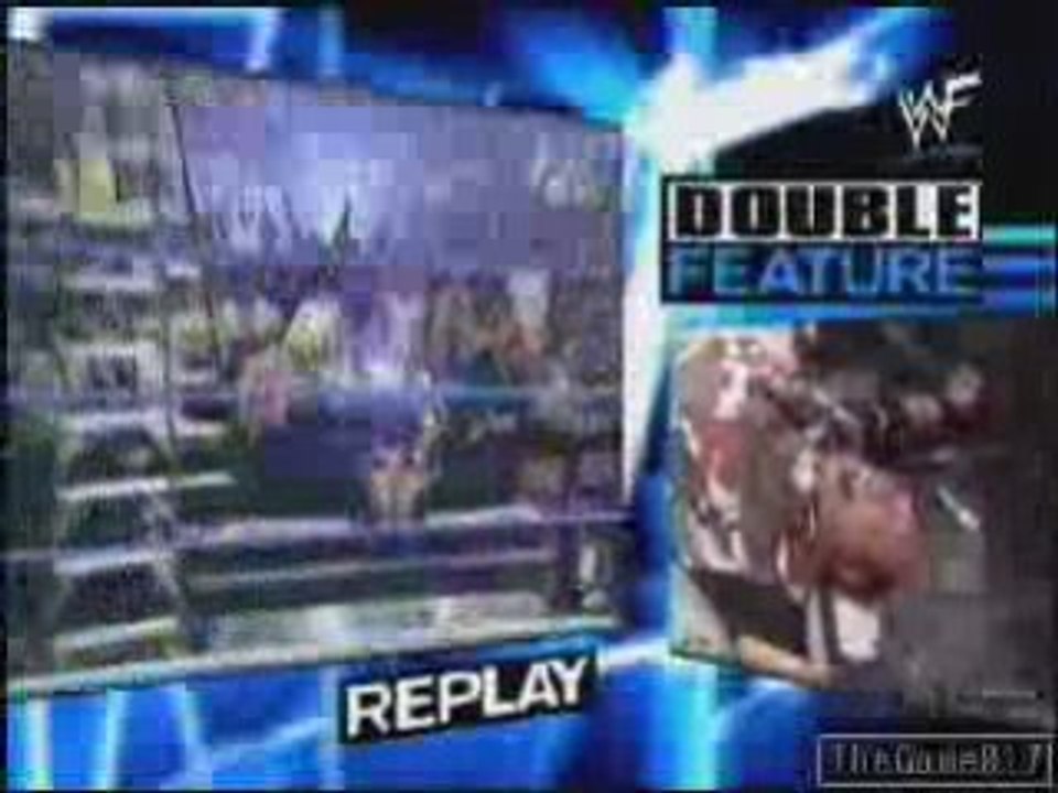 Jeff Hardy Jump on Dudley in Table