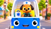 Ambulance Song for Kids | Vehicle Songs with Scoopy Cap