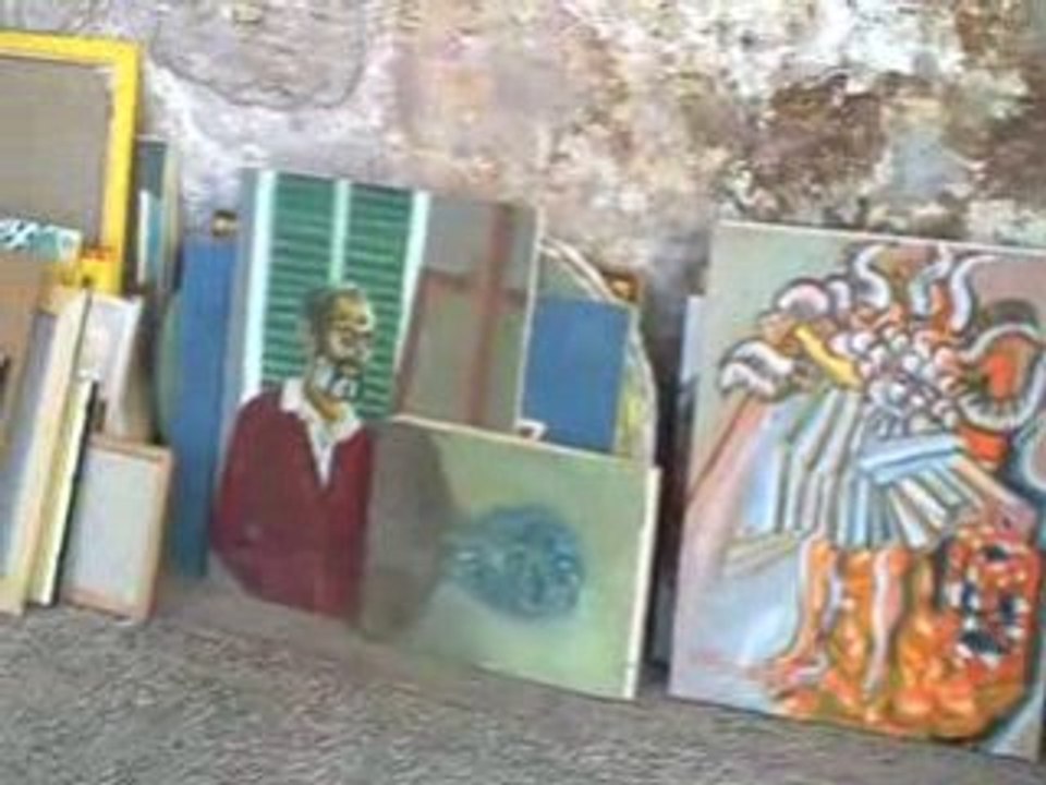 In attesa dei cavalletti a Santo Stefano Rotondo (29.7.2008)