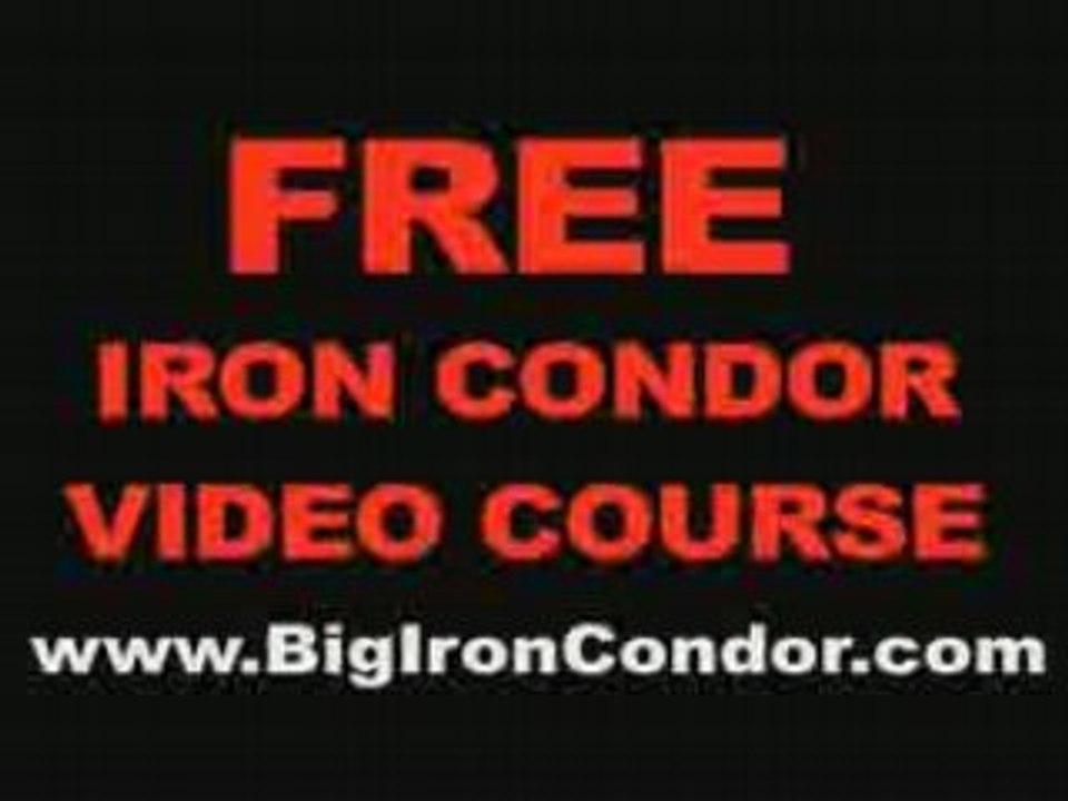 Iron Condor Option Trading Strategy Adjustments