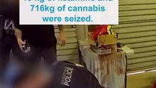 Police seized 254kg of meth and 10kg of ketamine in one week