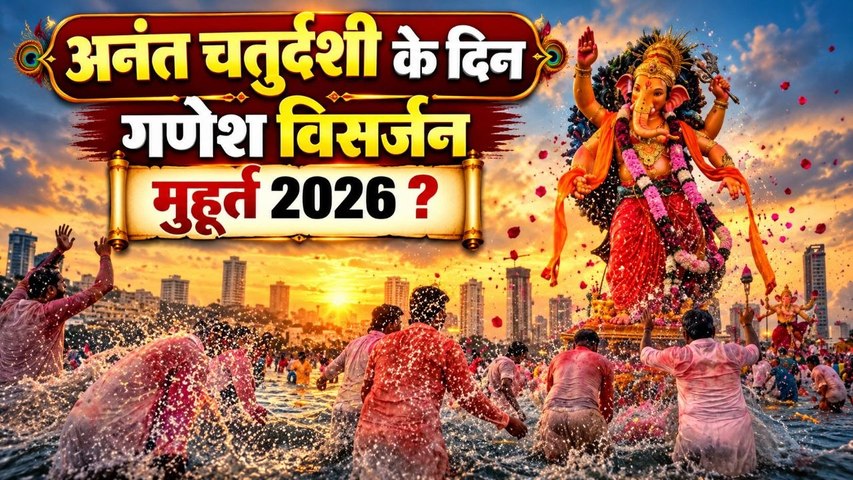 Anant Chaturdashi Ganesh Visarjan 2026: अनंत चतुर्दशी गणेश विसर्जन मुहूर्त,पूरे दिन का समय