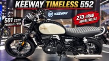 2027 KEEWAY TIMELESS 552 | 501-ccm-Twin trifft klassischen Look
