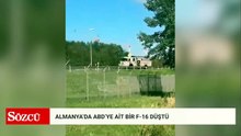 Almanya'da F-16 düştü