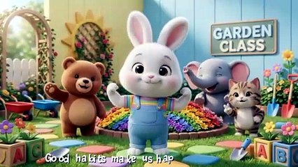 Good Habits Song for Kids | Learn Good Habits | Preschool Educational Song | Bunny Kido Tv