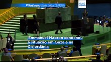 ONU: Benjamin Netanyahu critica duramente discurso de Emmanuel Macron