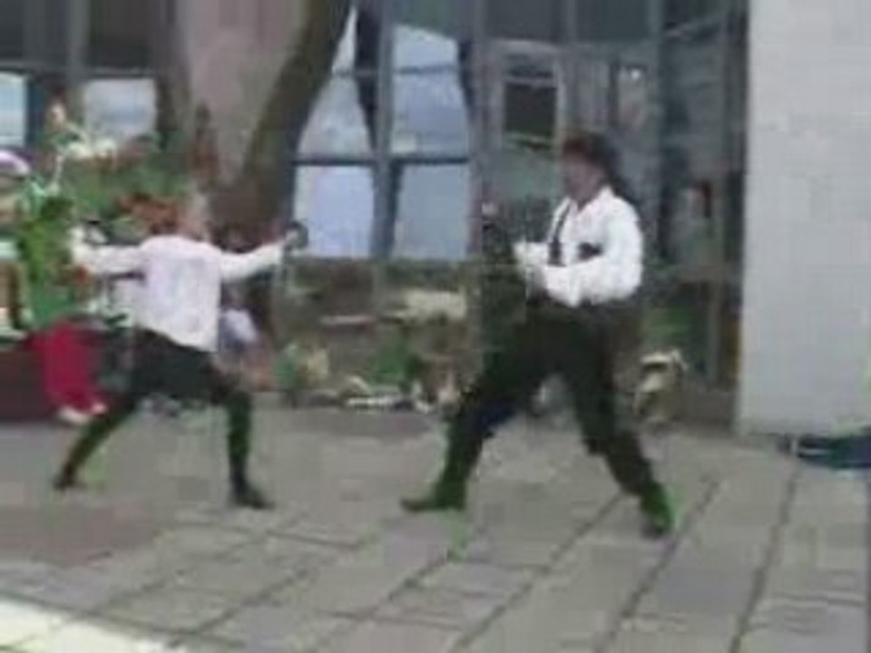 Escrime artistique Duo. Frédéric Trin