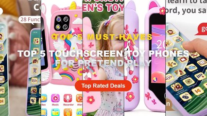 Don't Buy Top 5 Touchscreen Toy Phones For Pretend Play Before Watching This! - Kids Smart Simulation Phone Toy Recharge...