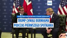 Burnham mówi o „dobrej relacji” z Trumpem podczas pierwszego spotkania w Nowym Jorku