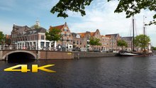 Haarlem, Netherlands Walking Tour | Historic Canals, Grote Markt and Charming City Streets in 4K