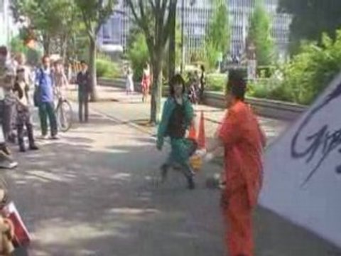 Yoyogi park Tokyo Japan Acrobates