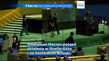ONZ: Benjamin Netanjahu ostro krytykuje przemówienie Emmanuela Macrona