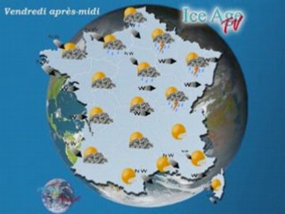Meteo du Vendredi 8 Aout 2008