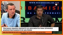 Terciados Paraíso presentó sus argumentos para separarse administrativamente de San Pedro