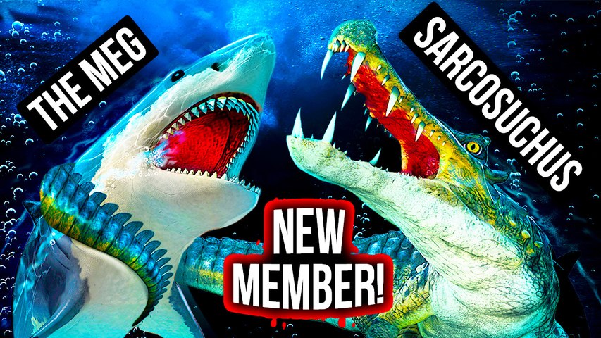 Megalodon vs other creepy creatures!