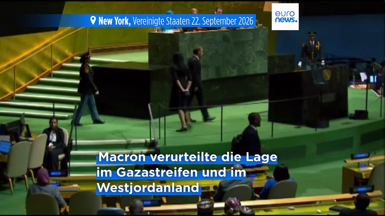 "Grotesker Unsinn": Benjamin Netanjahu kritisiert Macrons Rede scharf