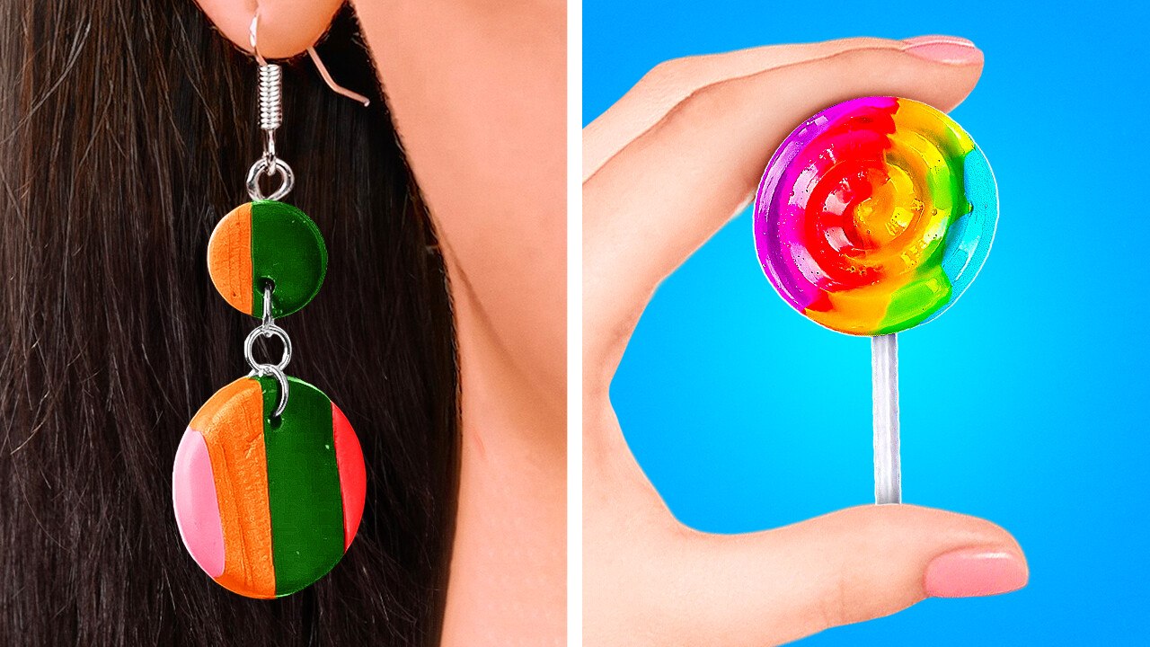 Stunning DIY Jewelry Projects with Polymer Clay, Resin and Hot Glue ...